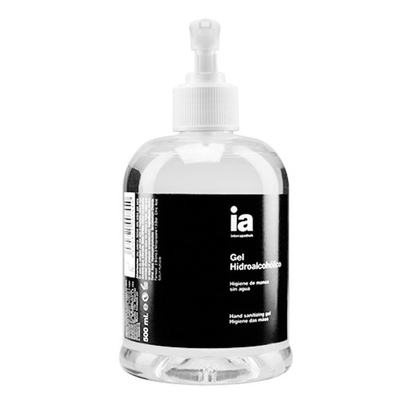 GEL HIDROALCOHOLICO 500 ML INTERAPOTHEK