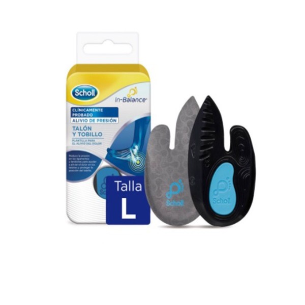 PLANTILLAS TOBILLO Y TALON SCHOLL IN-BALANCE TALLA L 1 PAR