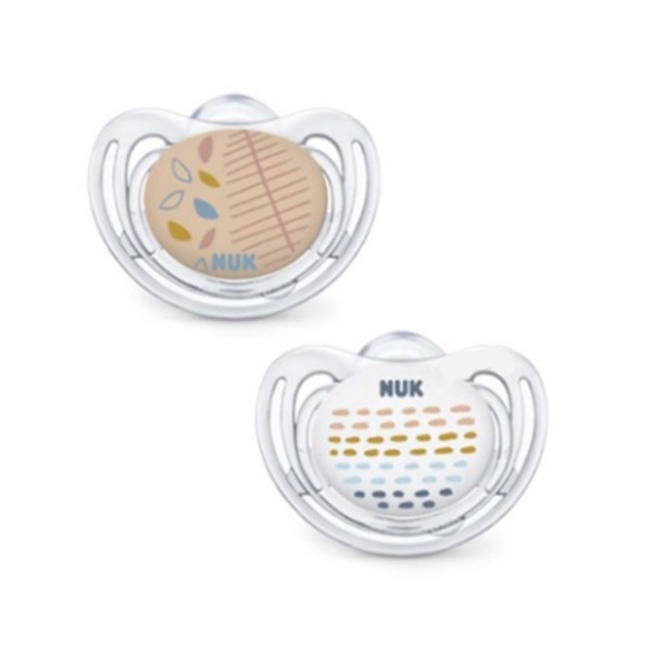 CHUPETE NUK 0-6M SILICONA 2U