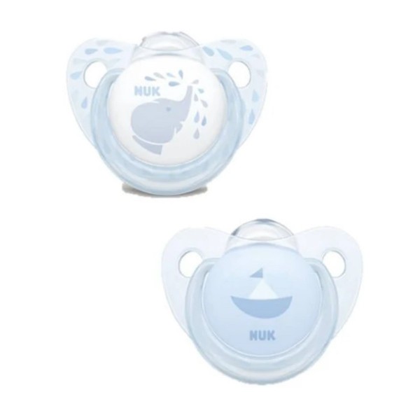 CHUPETE NUK 6-18M SILICONA 2U.