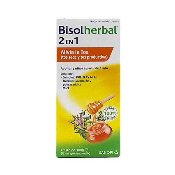 BISOLHERBAL 2 EN 1 JARABE 180 GR
