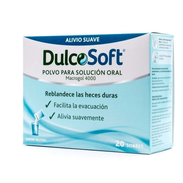 DULCOSOFT POLVO PARA SOLUCION ORAL 20 SOBRES