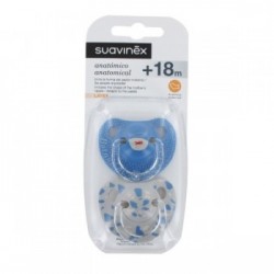 CHUPETE SILICONA ANATOMICO SUAVINEX CLASICO +18M 2 U