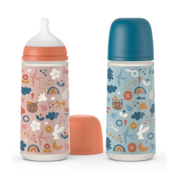 BIBERON TETINA SILICONA FISIOLOGICA SUAVINEX FLUJO L 360 ML