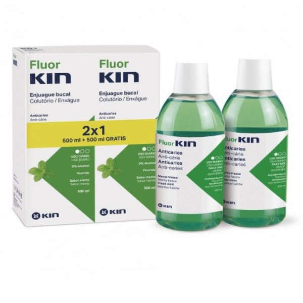 FLUORKIN INFANTIL ENJUAGUE 500ML2X1