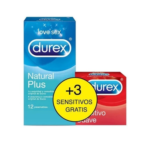 Durex Natural Plus 12 Preservativos
