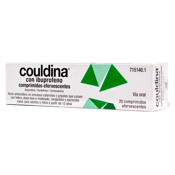 COULDINA CON IBUPROFENO 400/2/7.5 MG...