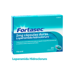 FORTASEC 2 MG 20 CAPSULAS