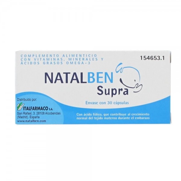 Natalben Supra 30 cápsulas
