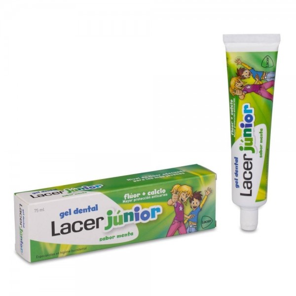 Lacer Junior Gel Dental 75 ml Menta