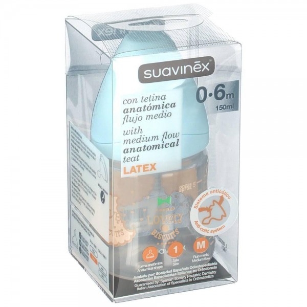 Suavinex Biberon Boca ancha T1 M...