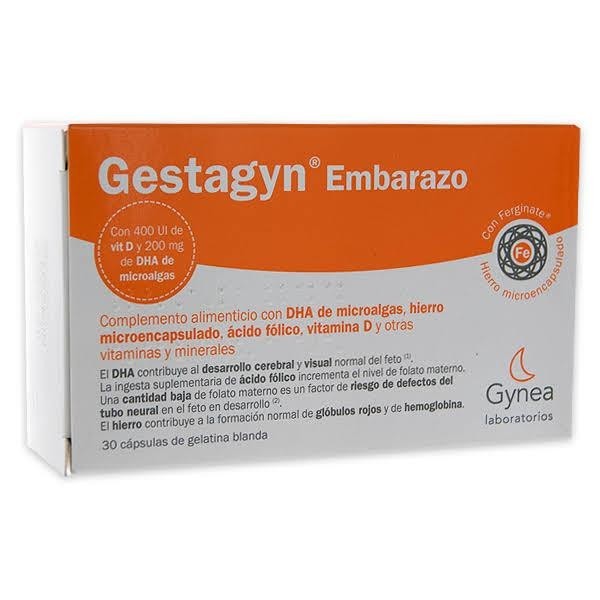 Gestagyn embarazo 30 cápsulas