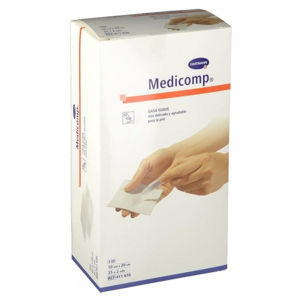 Medicomp gasa suave 10 x 20 cm
